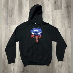 Redcon Punisher Logo Hoodie - Black - Sz Medium